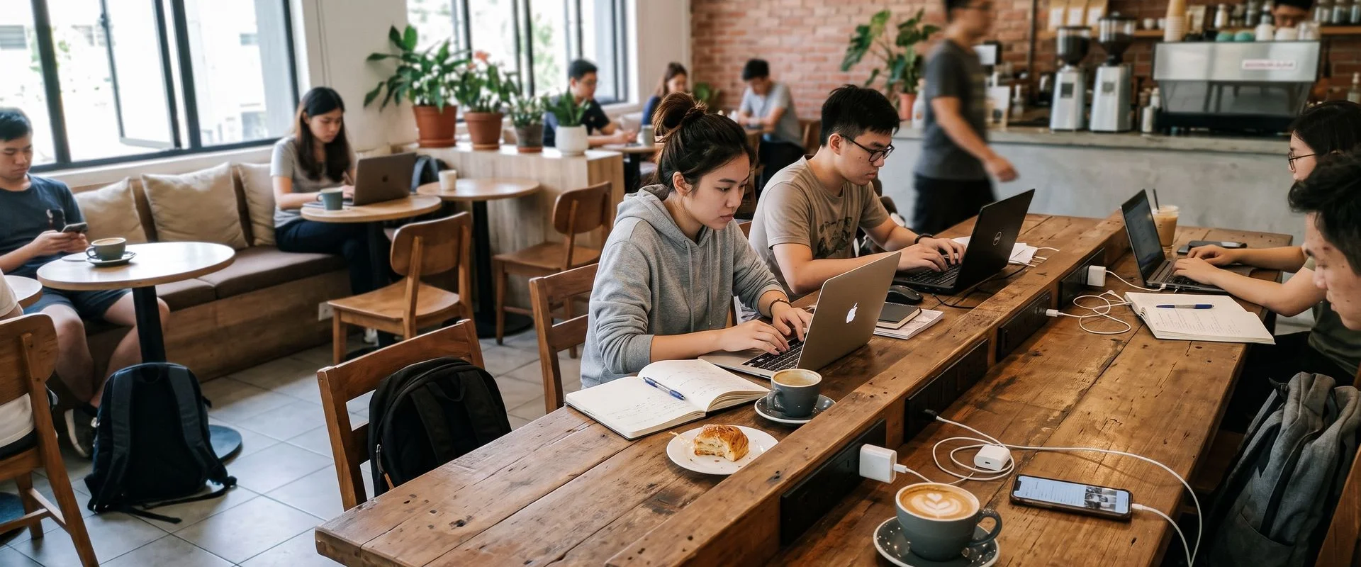 Study / Laptop-Friendly Cafes